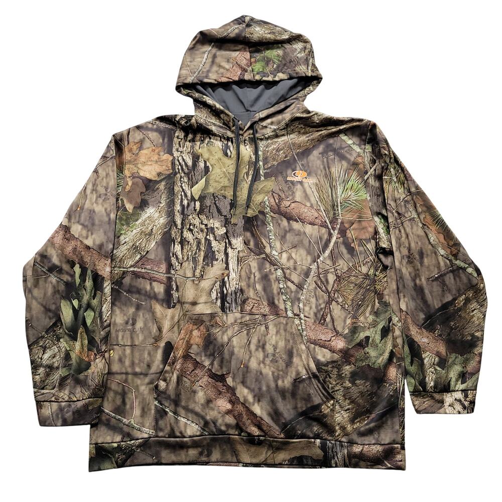 Mossy Oak Camo Hunting Hoodie Men's XL 46-48 Pullover Realtree Style